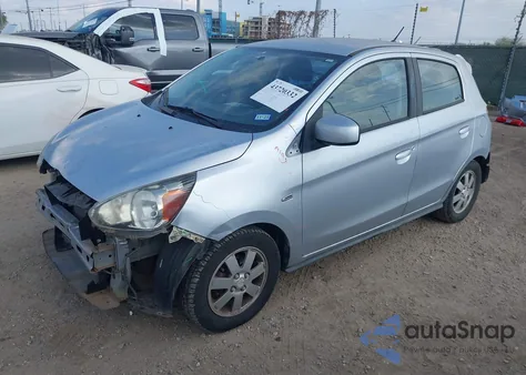 2015 Mitsubishi Mirage Es z USA, uszkodzony, nr VIN ML32A4HJ0FH054423